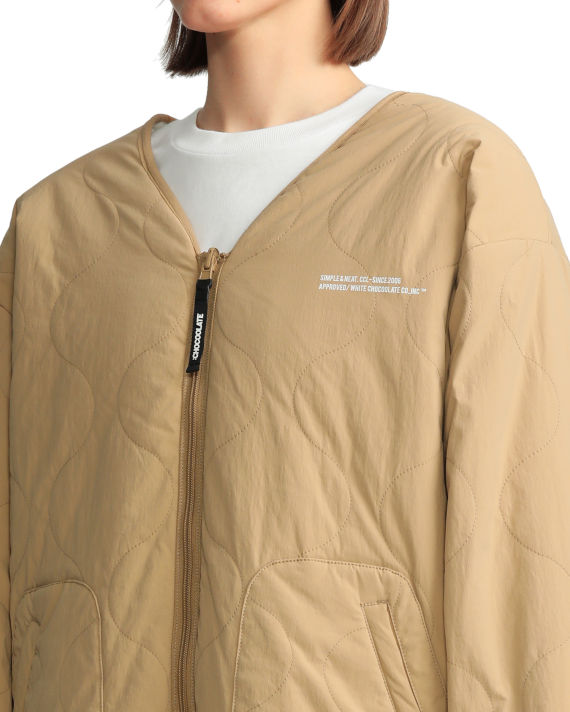 Collarless fleece jacket image number 4