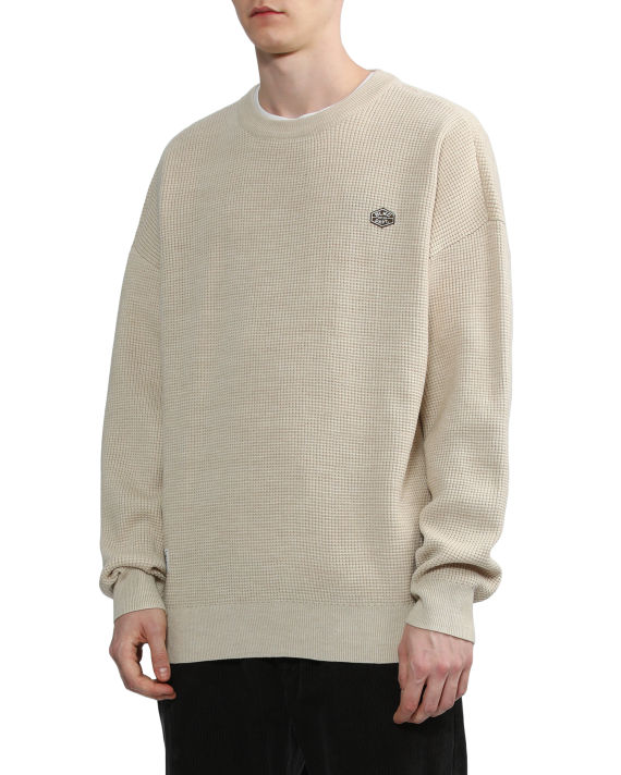 Relaxed knit logo sweater image number 2