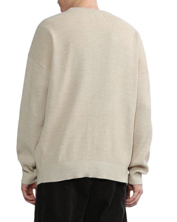 Relaxed knit logo sweater image number 3