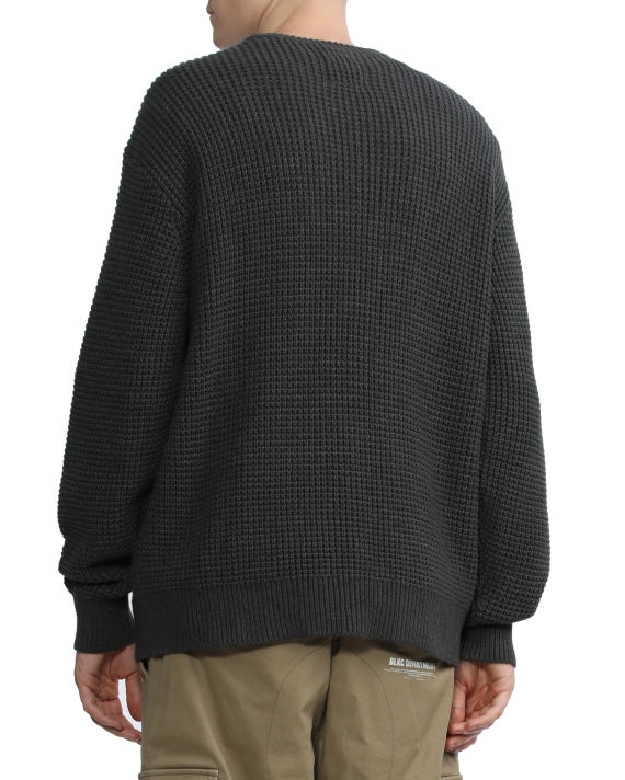 Waffle-knit sweater image number 3