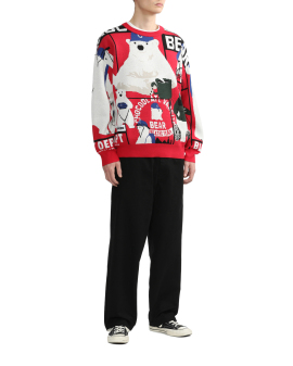 All over bear pattern sweater