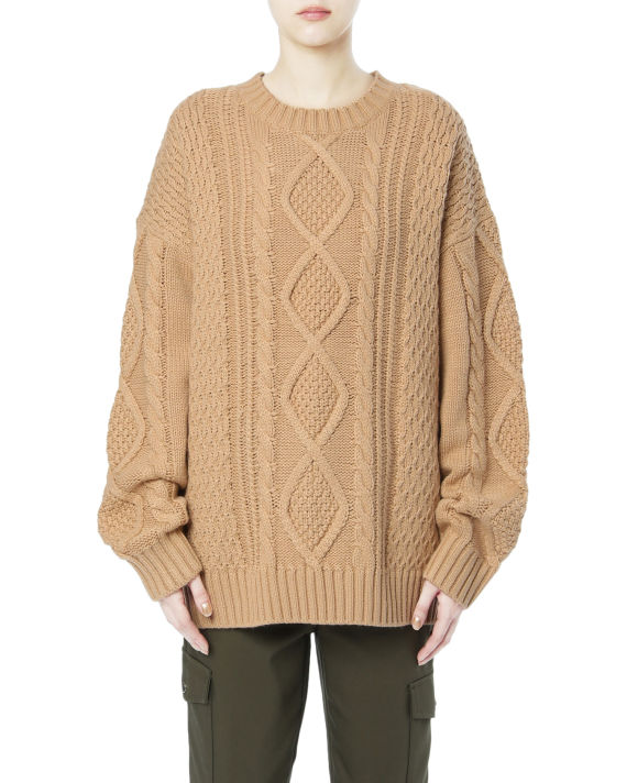 Cable-knit sweater image number 1
