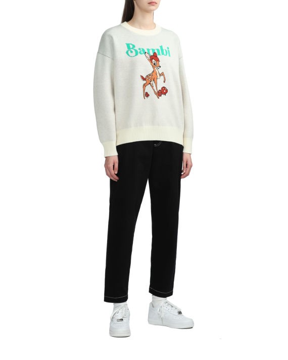 X Disney Bambi Thumper relaxed jacquard-knit jumper image number 1