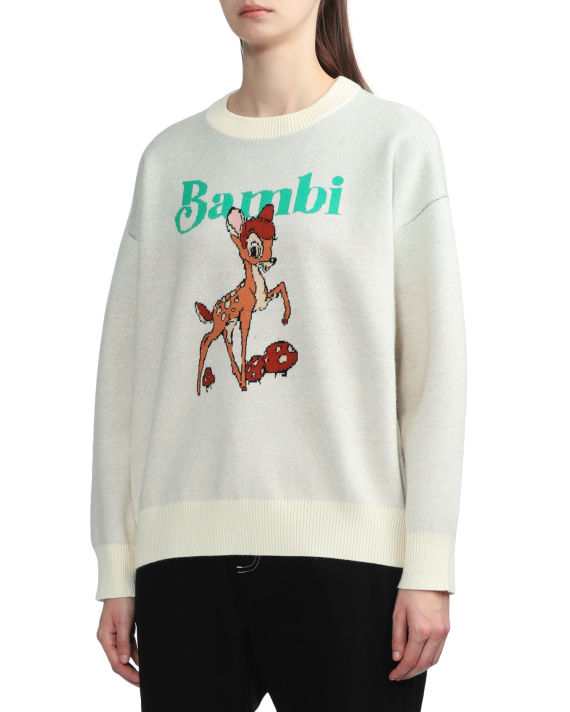X Disney Bambi Thumper relaxed jacquard-knit jumper image number 2