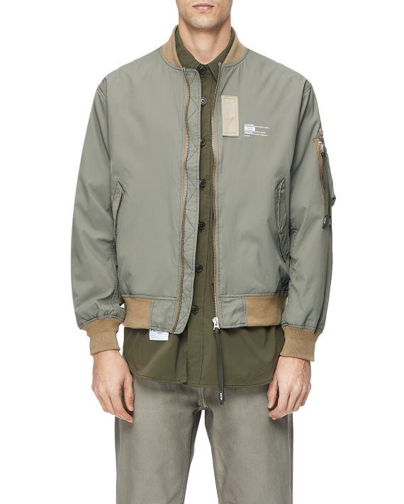 Printed bomber jacket image number 1