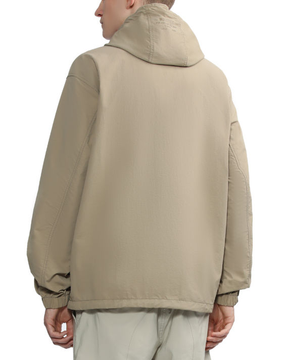 Nylon hooded zip jacket image number 3