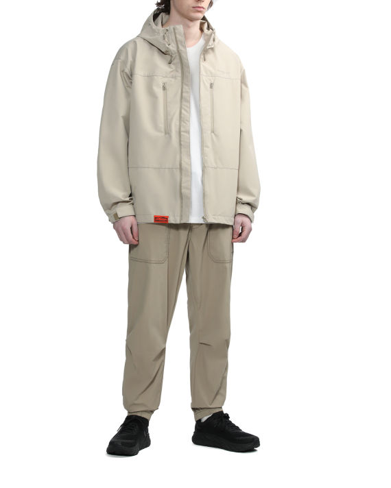 Hooded utility zip-up jacket image number 1