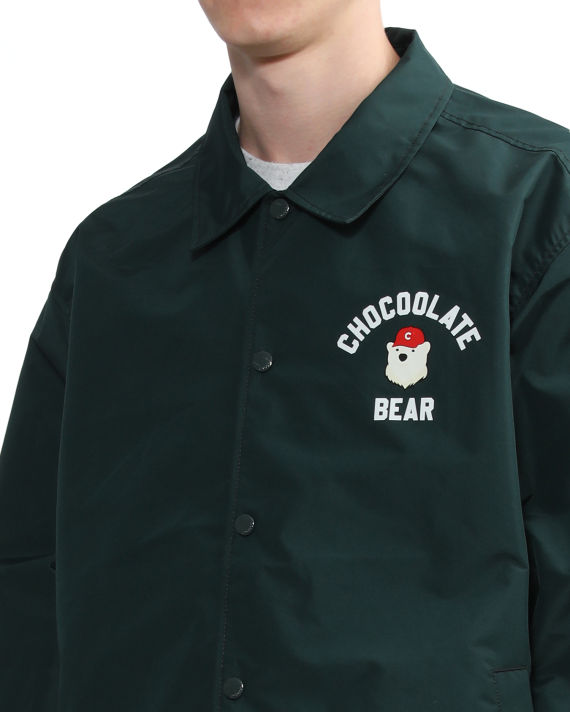 Bear graphic coach jacket image number 4