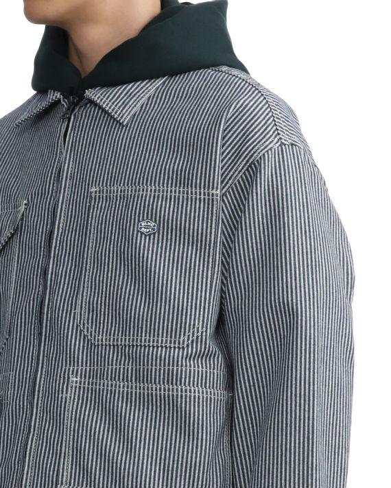 Striped workwear jacket image number 4
