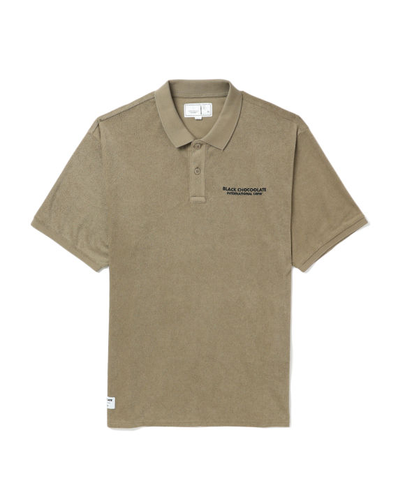 Relaxed logo embroidered polo shirt image number 0