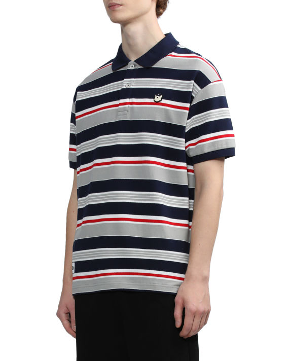 Pique stripe polo image number 2