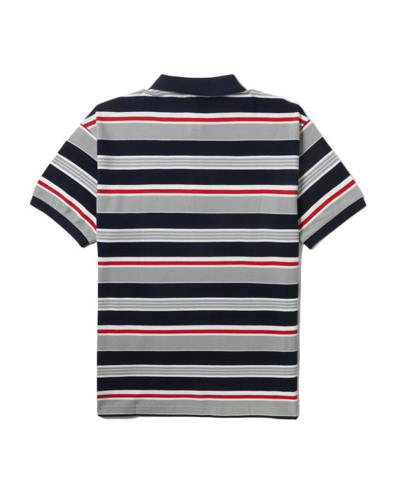 Pique stripe polo image number 5