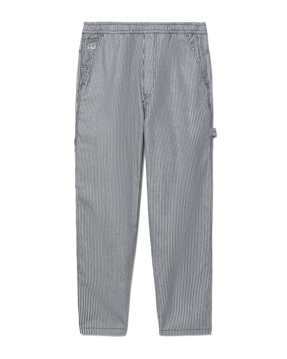 Relaxed stripe worker pants image number 0