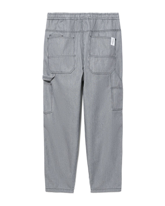 Relaxed stripe worker pants image number 5