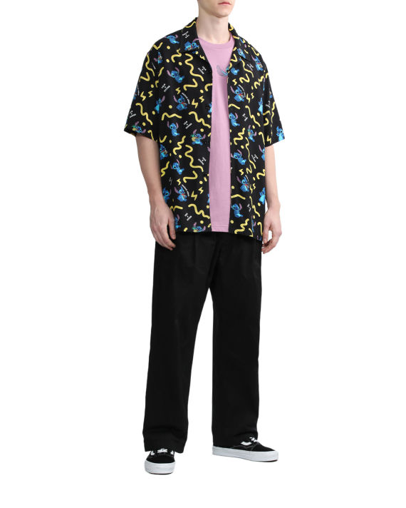 X Disney Stitch patterned Hawaiian shirt image number 1