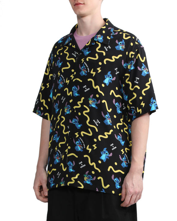 X Disney Stitch patterned Hawaiian shirt image number 2