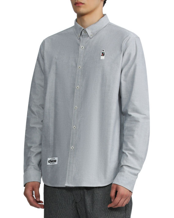 Oxford embroidered shirt image number 2