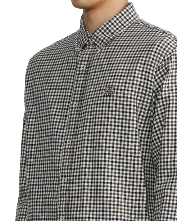 Checkered long sleeve shirt image number 4