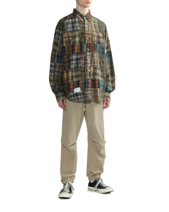Relaxed patchwork shirt image number 1