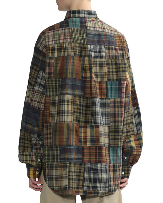 Relaxed patchwork shirt image number 3