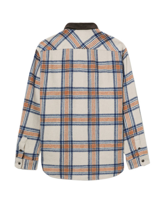 Panelled check shirt image number 5