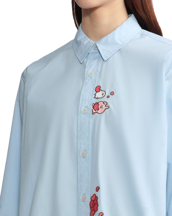 x Kanahei embroidered long-sleeve shirt image number 4