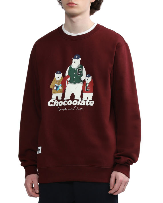 Relaxed bear graphic sweatshirt image number 2