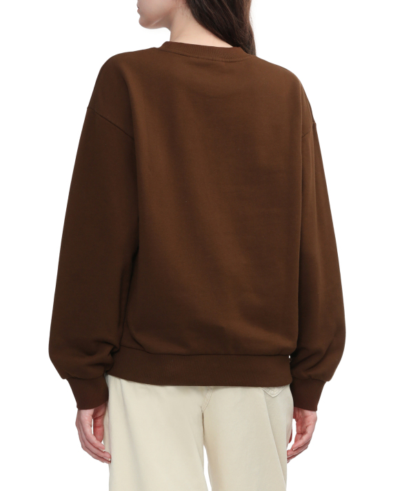 :CHOCOOLATE Logo poodle sweatshirt
