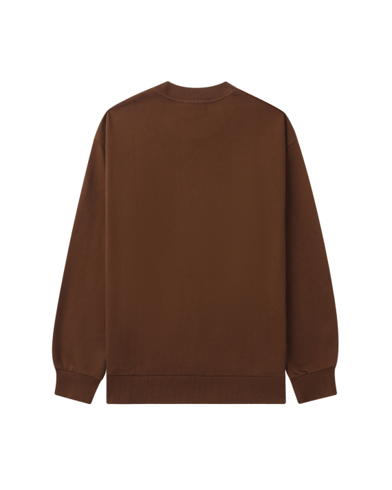 :CHOCOOLATE Logo poodle sweatshirt