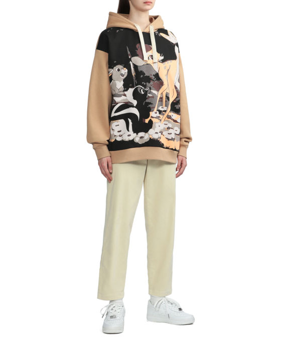 X Disney Bambi print relaxed hoodie image number 1