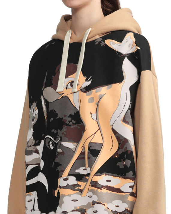 X Disney Bambi print relaxed hoodie image number 4