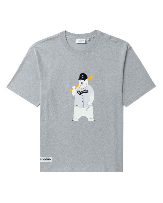 Relaxed bear graphic tee image number 0