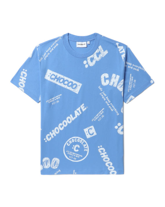 Logo patterned cotton tee image number 0