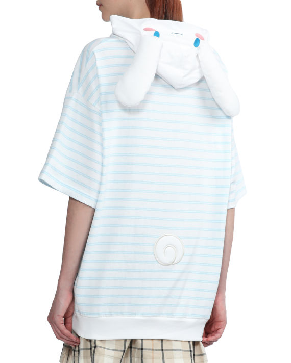 X Cinnamoroll relaxed hooded tee image number 3