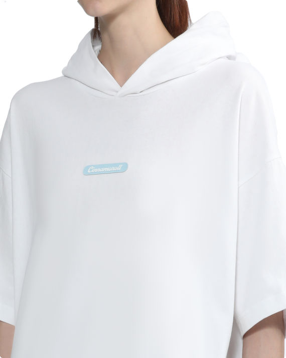 X Cinnamoroll relaxed hooded tee image number 4