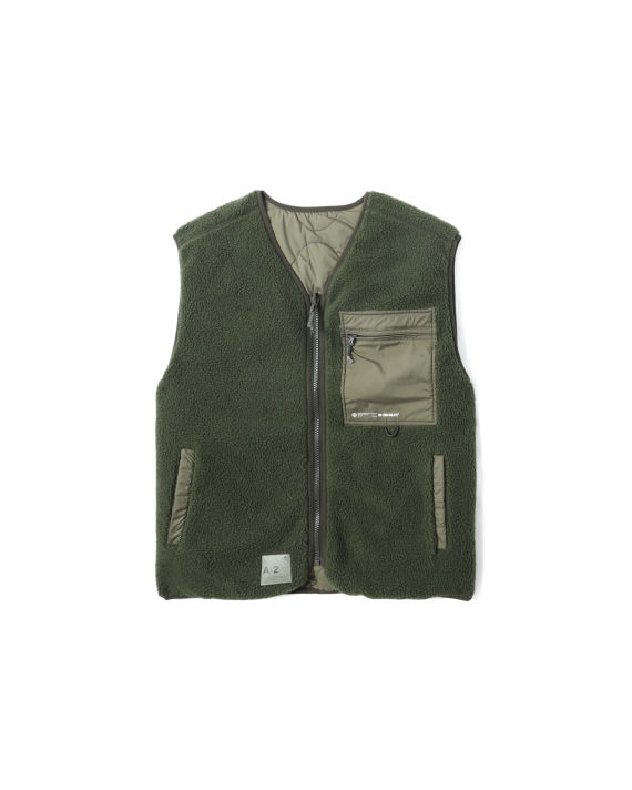 Reversible fleece vest image number 0