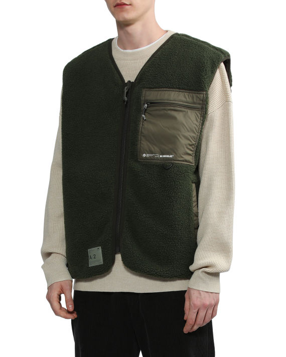 Reversible fleece vest image number 3