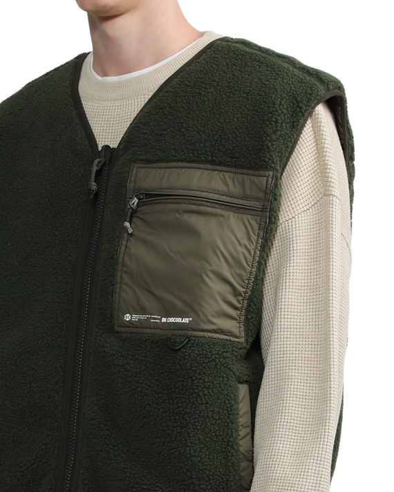 Reversible fleece vest image number 5
