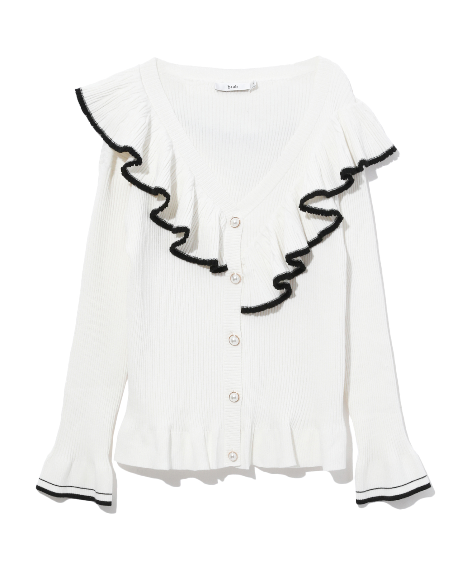 b+ab Ruffle cardigan | ITeSHOP