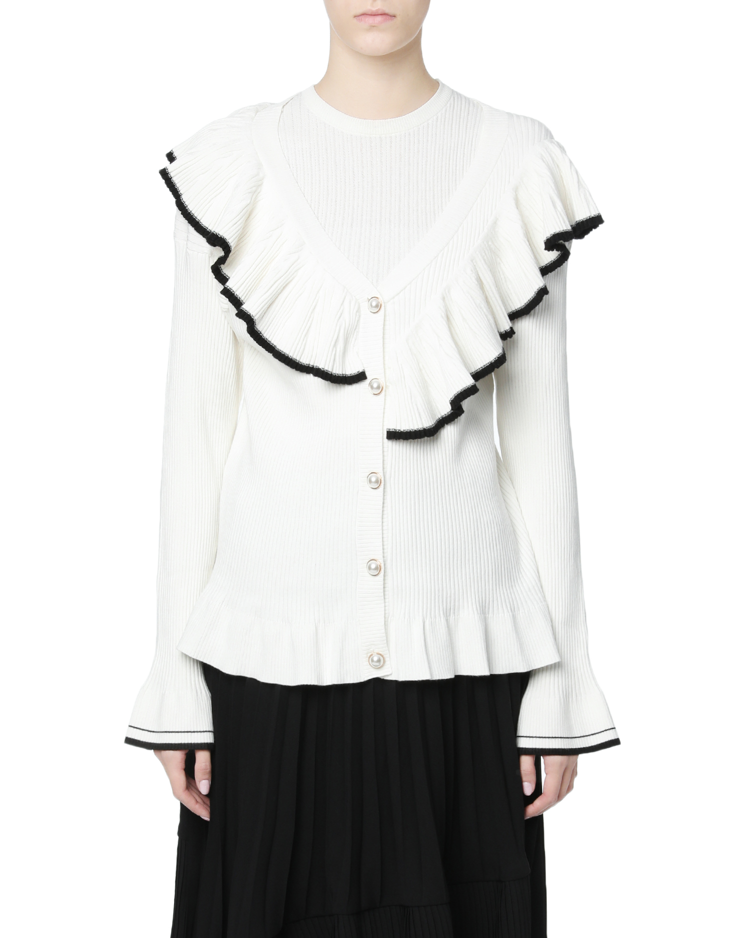 b+ab Ruffle cardigan | ITeSHOP