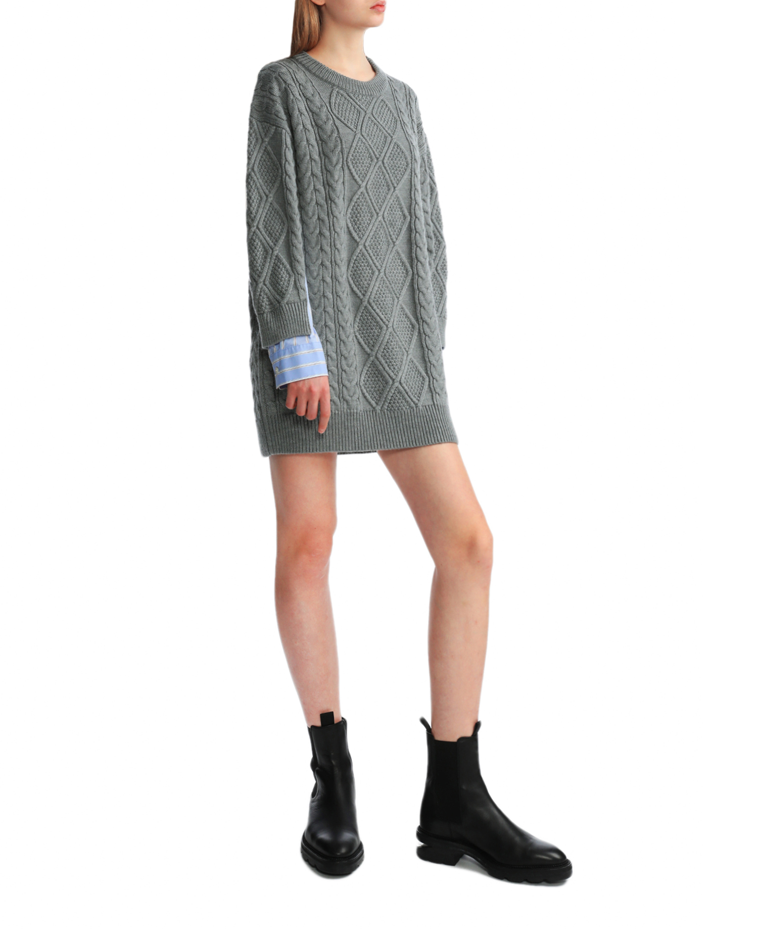 B+ab Combined Sweater Dress | ITeSHOP