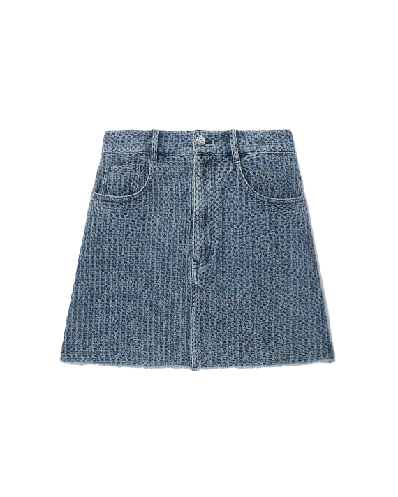 b+ab Textured mini skirt
