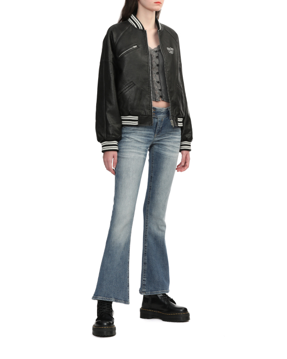 BDG Urban Outfitters Faux leather varsity jacket