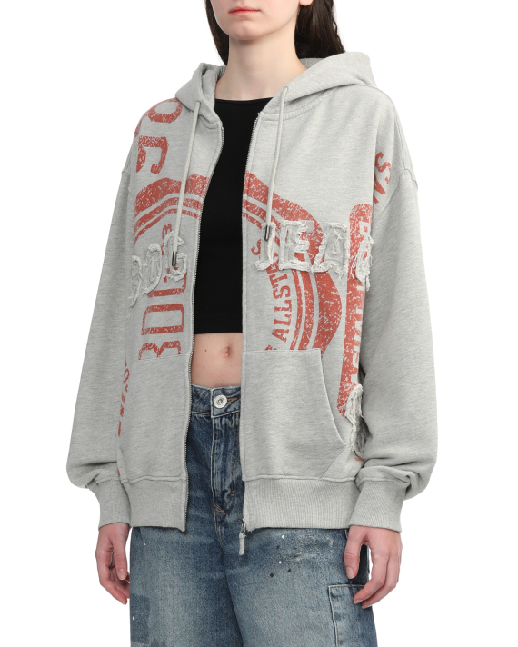 BDG Urban Outfitters Applique zip-through hoodie