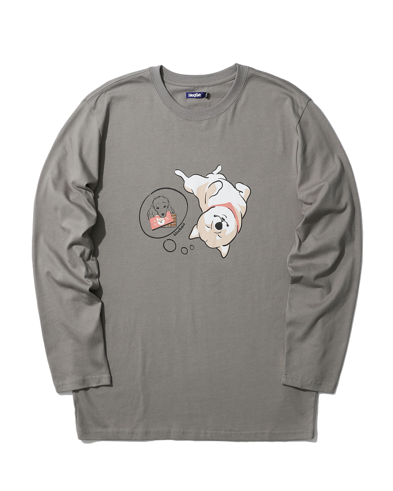 graphic tee over long sleeve