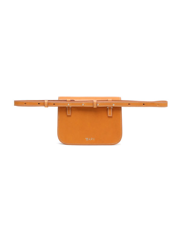 Leather waist bag