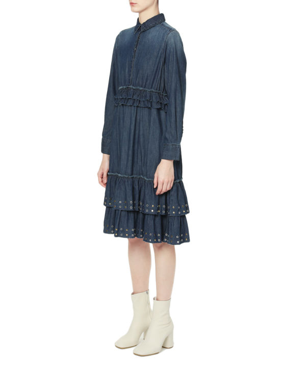 Ruffled layered dress