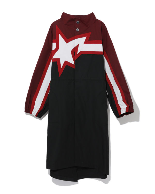 Star panelled overcoat