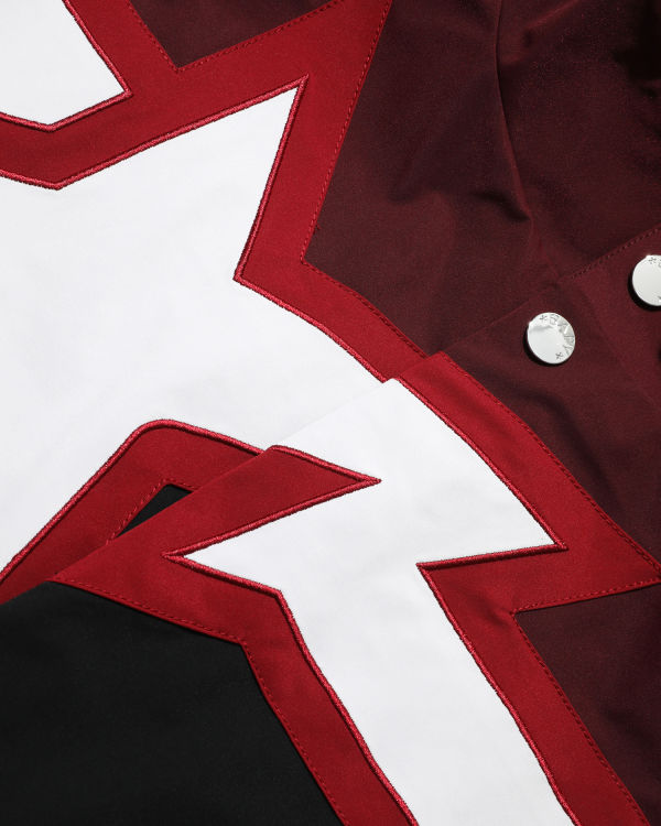 Star panelled overcoat
