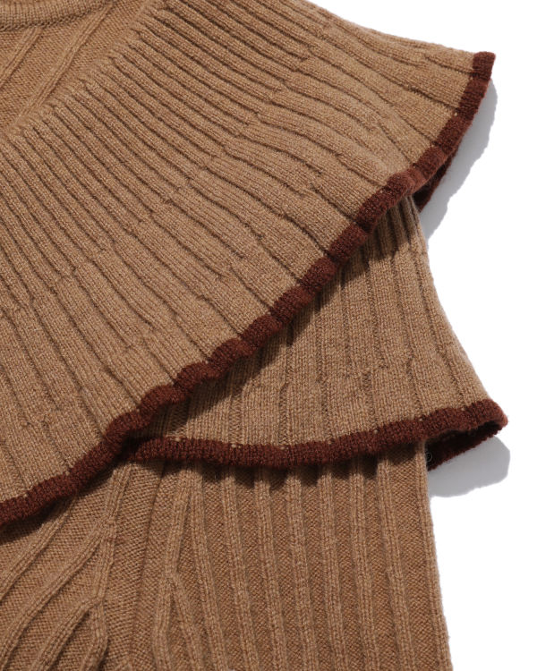 Ruffles ribbed top